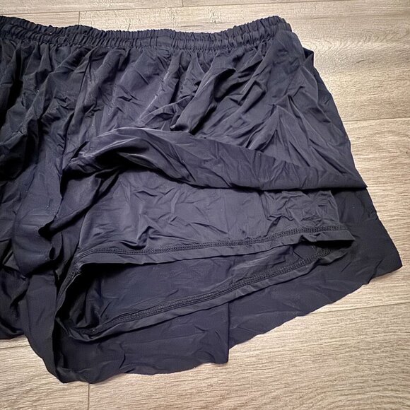 🖤 Black 2-in-1 Athletic Running Shorts | Built-In Liner | Elastic Waist - Picture 6 of 9